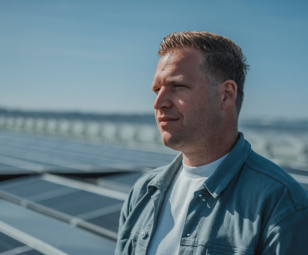 Foto van Harry Zuijderwijk, eigenaar Sunnit